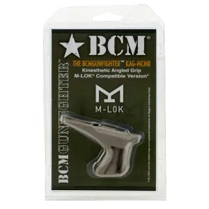 Bravo Company Mfg Angled Grip for M-LOK Handguard, Flat Dark Earth - KAGMCMRFDE - Foregrip for AR-15 - view 1
