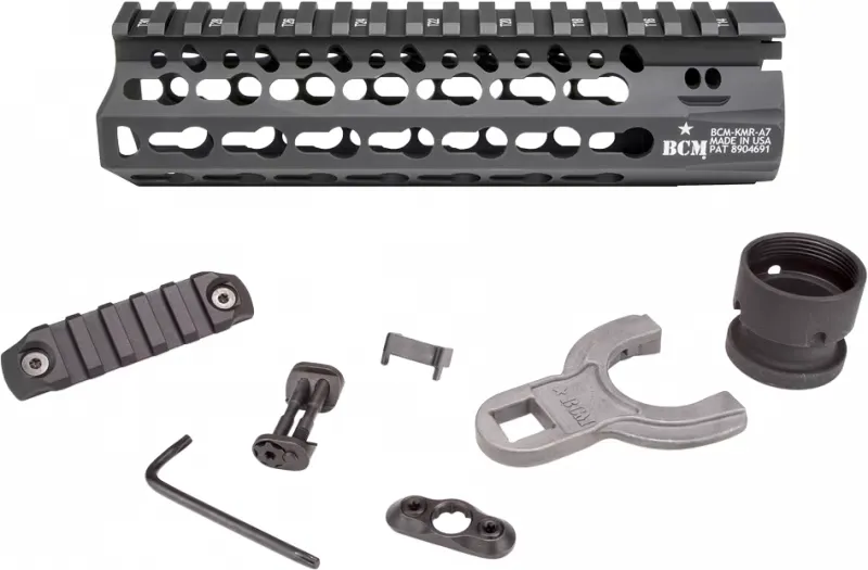 Bravo Company Mfg KeyMod 7" Float Handguard, Black - KMRA7556BK - Handguard for AR-15 - view 2