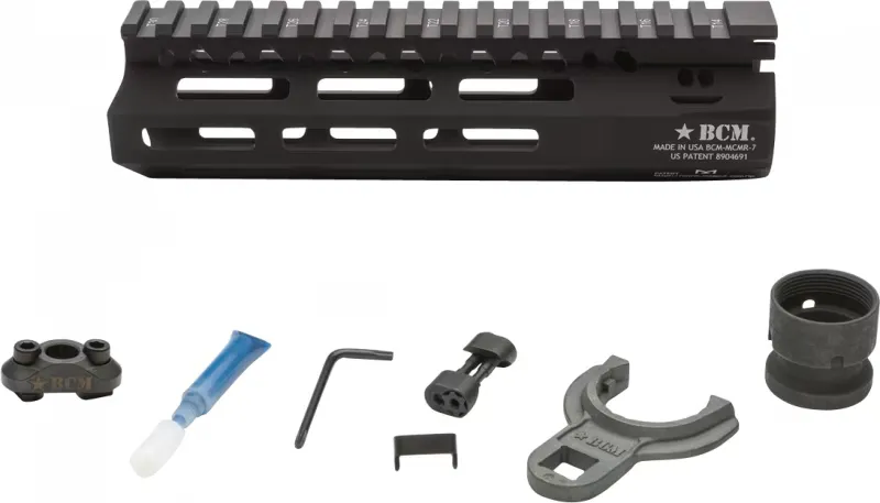 Bravo Company Mfg M-LOK 7" Modular Rail, Black - MCMR7556BLK - Handguard for AR-15 - view 1
