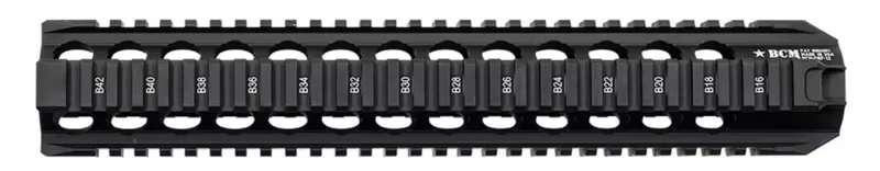 Bravo Company Mfg M1913 Picatinny 12" Quad Rail Free Float Handguard, Black - QRF12556BLK - Handguard for AR-15 - view 2