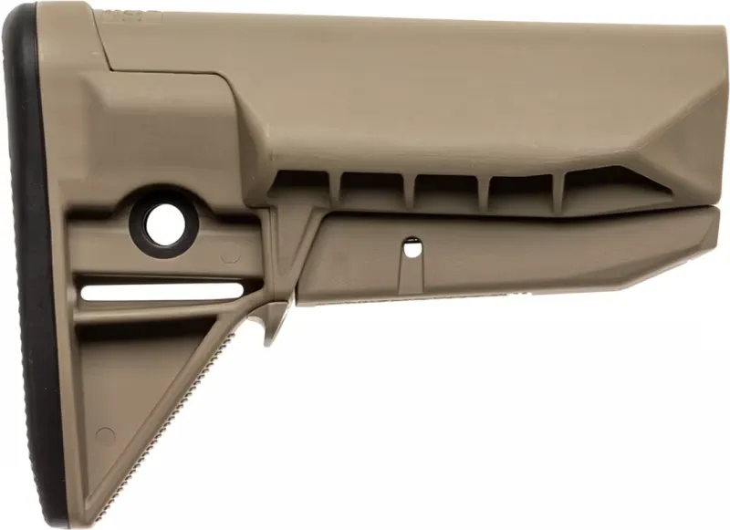 Bravo Company Mfg Mod 0 Polymer Stock Assembly, Flat Dark Earth - GFSMOD0SPMDF - Stock & Brace for AR-15 - view 2