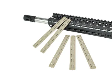 Bravo Company Mfg Rail Cover Rail Panel Kit, Flat Dark Earth - BCM-KMR-RP-FDE-5 - Handguard for AR-15 - view 3