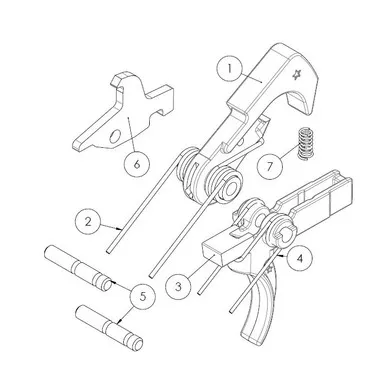 Bravo Company Pnt Trigger - Trigger for AR-15 - view 2