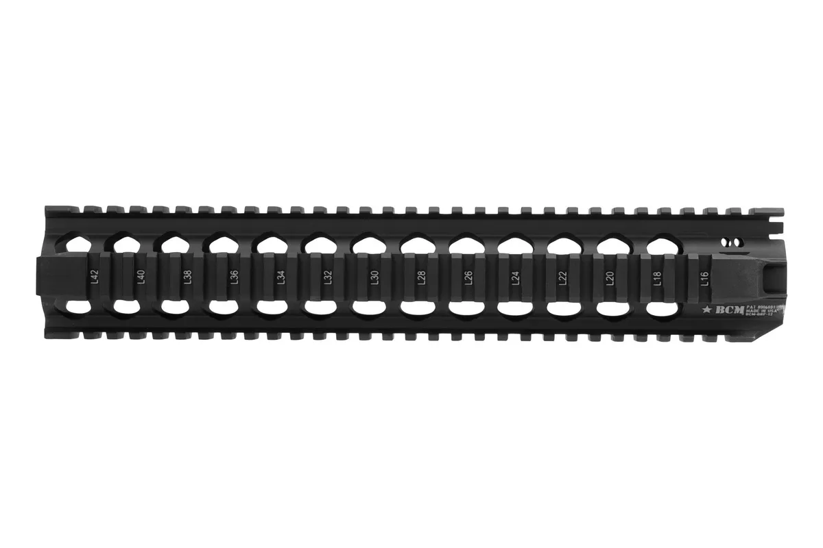 Bravo Company Qrf Handguard 12" Picatinny Free Float Black - Handguard for AR-15, vista 2