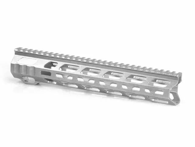 Breek Arms 11.7'' Builders Series RAW AR-15 M-LOK Handguard White - Handguard for AR-15 - view 1