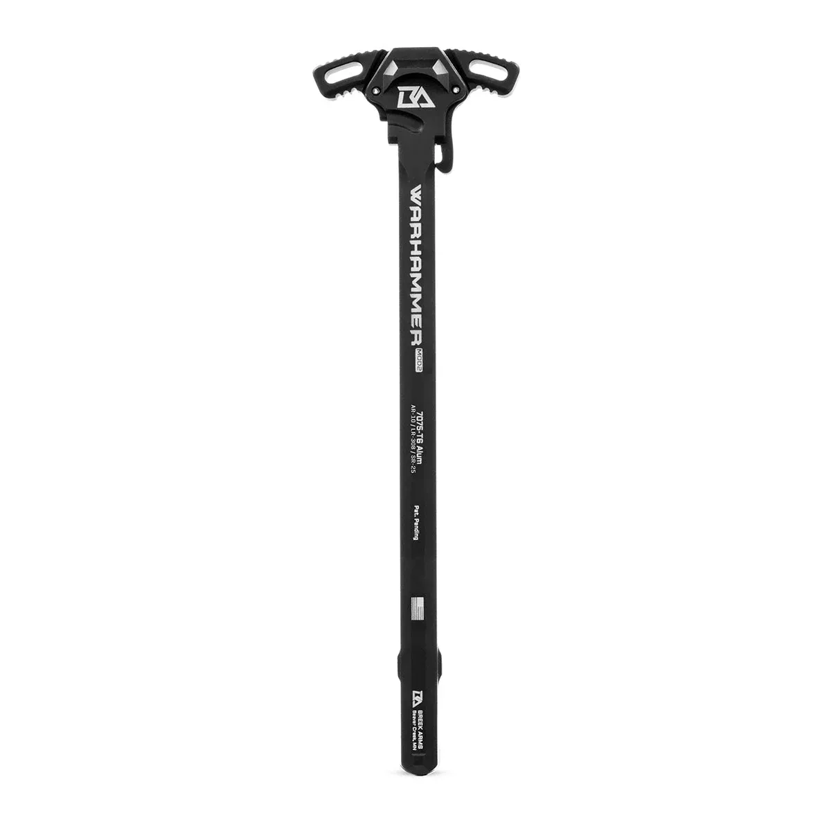 BREEK ARMS AR-10 WARHAMMER MOD2 AMBIDEXTROUS GRAY MICRO LEVER BLACK CHARGING HANDLE - Charging Handle for AR-15 - view 2