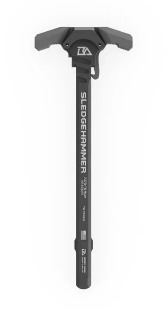 Breek Arms Warhammer  Mod2 AR-10 Ambidextrous Charging Handle - Gray - Charging Handle for AR-15 - view 2