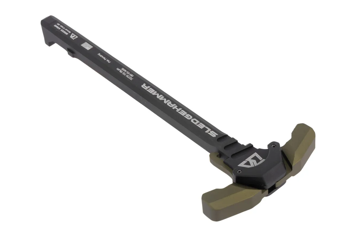 Breek Arms Sledgehammer AR-15 Ambidextrous Charging Handle Green - Charging Handle for AR-15 - view 2