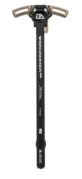 Breek Arms Warhammer Mod2 AR-10 Ambidextrous Charging Handle - FDE - Charging Handle for AR-15, vista 1