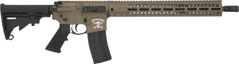 Brigade Mfg BRIG Brigade BM-15 5.56x45mm NATO 16" FDE M-LOK Semi-Automatic Rifle - Complete Rifle, vista 1
