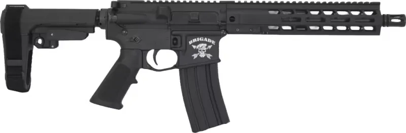 Brigade Mfg Brigade BM-15 Pistol 5.56 NATO 10.5" Barrel 30rd Semi-Auto SBA3 Brace M-LOK Rail Ambidextrous Controls - Complete Rifle - view 1