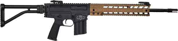 Brigade Mfg Brigade Manufacturing Makasi 5.56 Nato/.223, Semi-Automatic Rifle, 16" Barrel, 12" Quad Rail, Midnight Burnt Bronze - M561166NQ - Complete Rifle, vista 1