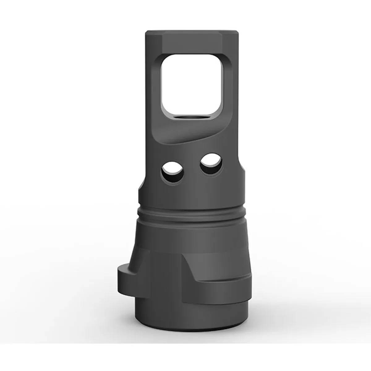 BRK4330 - Breek Arms Echo Single-Port Muzzle Brake for Breek-LOK 3QD - 1/2x28 TPI - AR15Discounts - Muzzle Device for AR-15 - view 1