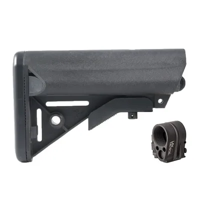 Brownells Ar-15 Enhanced Sopmod Stock Collapsible W/ Folding Stock Adapter - Ar-15 Enhanced Sopmod Stock Assy W/Folding Stock Adapter - Stock & Brace for AR-15 - view 1