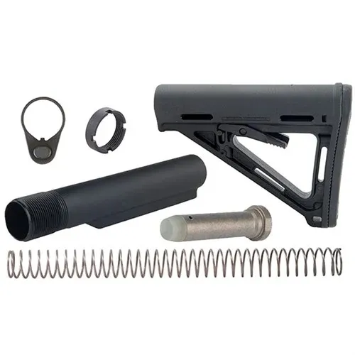 Brownells AR-15 MOE MIL-SPEC Collapsible Stock Assembly Gray - Stock & Brace for AR-15 - view 1