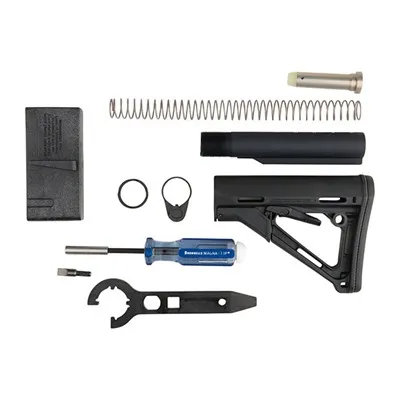 Brownells Ar-15 Shooting Usa Ctr Stock Assy Collapsible Mil-Spec - Ar-15 Shootingusa Ctr Mil-Spec Collapsible Stock Assembly - Stock & Brace for AR-15, vista 1