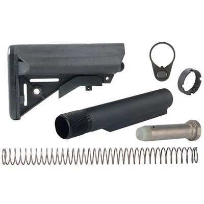 Brownells Ar-15 Sopmod Stock Assy Collapsible Mil-Spec - Ar-15 Sopmod Stock Assy Collapsible Mil-Spec Black - Stock & Brace for AR-15, vista 1