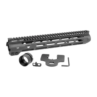 Brownells Ar-15 Wrenchman Lw Handguards - Ar-15 12.625" M-Lok Handguard Lightweight Black - Handguard for AR-15, vista 1