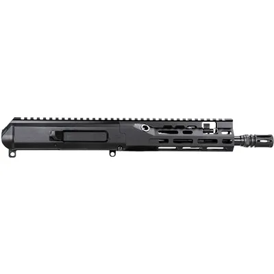 Brownells Brn-180 Gen 3 223 Wylde 13.9'''' P&W Complete Upper Receiver - Brn-180 Gen 3 Upper Receiver, 9'''' Bbl, .300 Blackout, Black - Upper Receiver for AR-15, vista 1