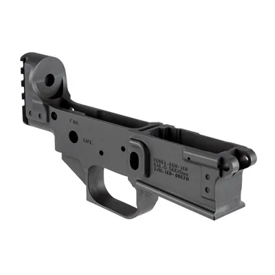 Brownells Brn-180A(R) Stripped Lower Receiver Forged - Brn-180 Stripped Lower Receiver, Forged, Matte Black - Lower Receiver for AR-15, vista 1