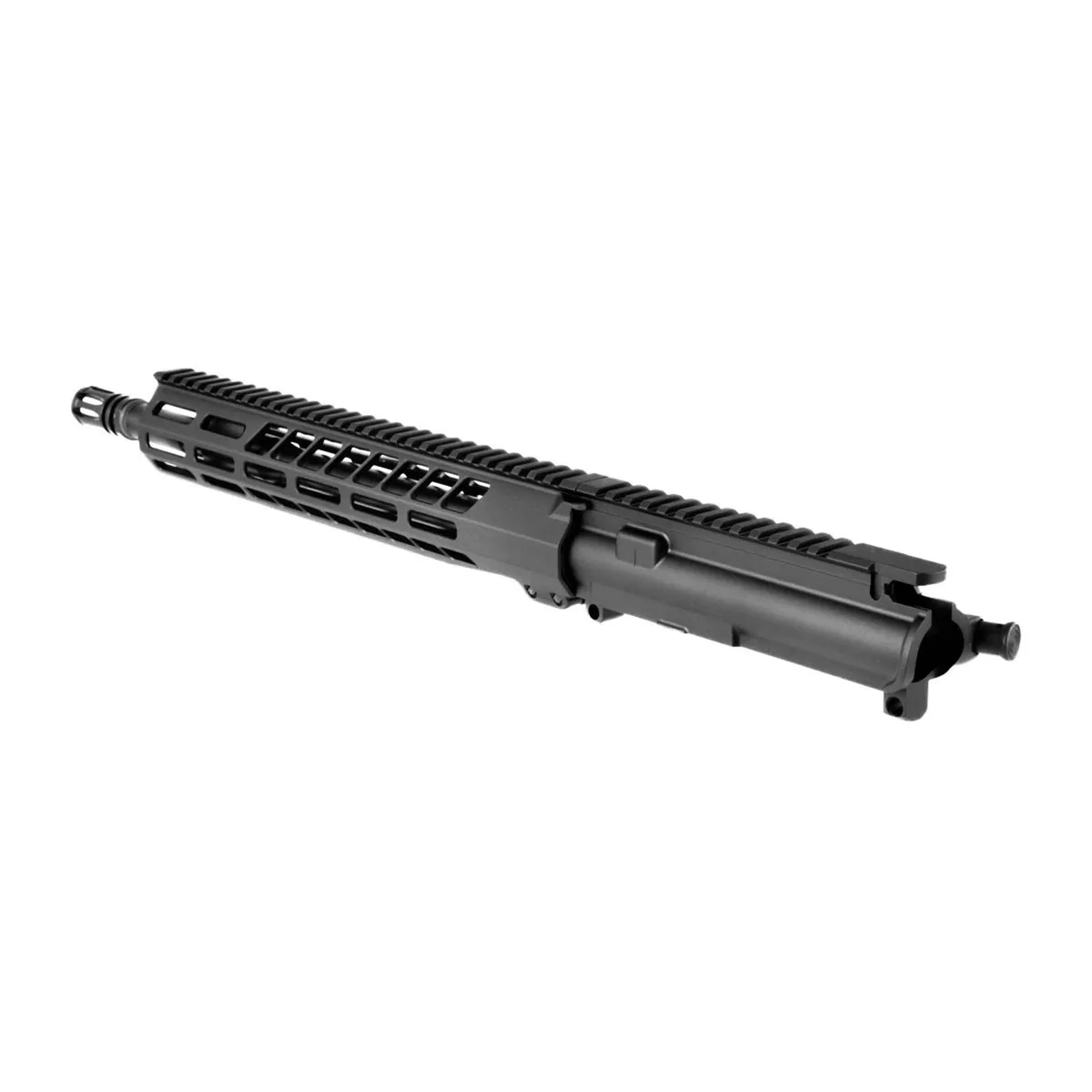 Brownells BRN-15 13.70" Railed Upper 5.56x45mm 1:7 Mid-Length no BCG&CH, Black - Upper Receiver for AR-15 - view 1