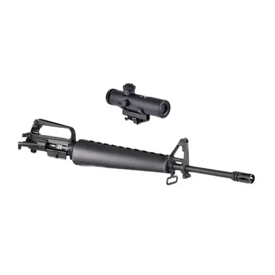 Brownells M16a1 20'''' Rifle Length Upper W/Colt Ar-15 4x21mm - Brn-16a1 5.56x45 Nato 20'''' Bbl 1-12 Twist Upper W/Colt 4x21mm - Upper Receiver for AR-15 - view 1