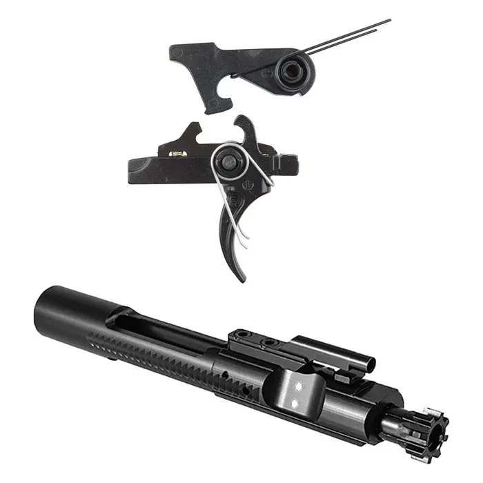 Brownells M16 BCG 5.56mm NATO & Geissele 2 Stage Enhanced Trigger - Bolt Carrier Group for AR-15, vista 1