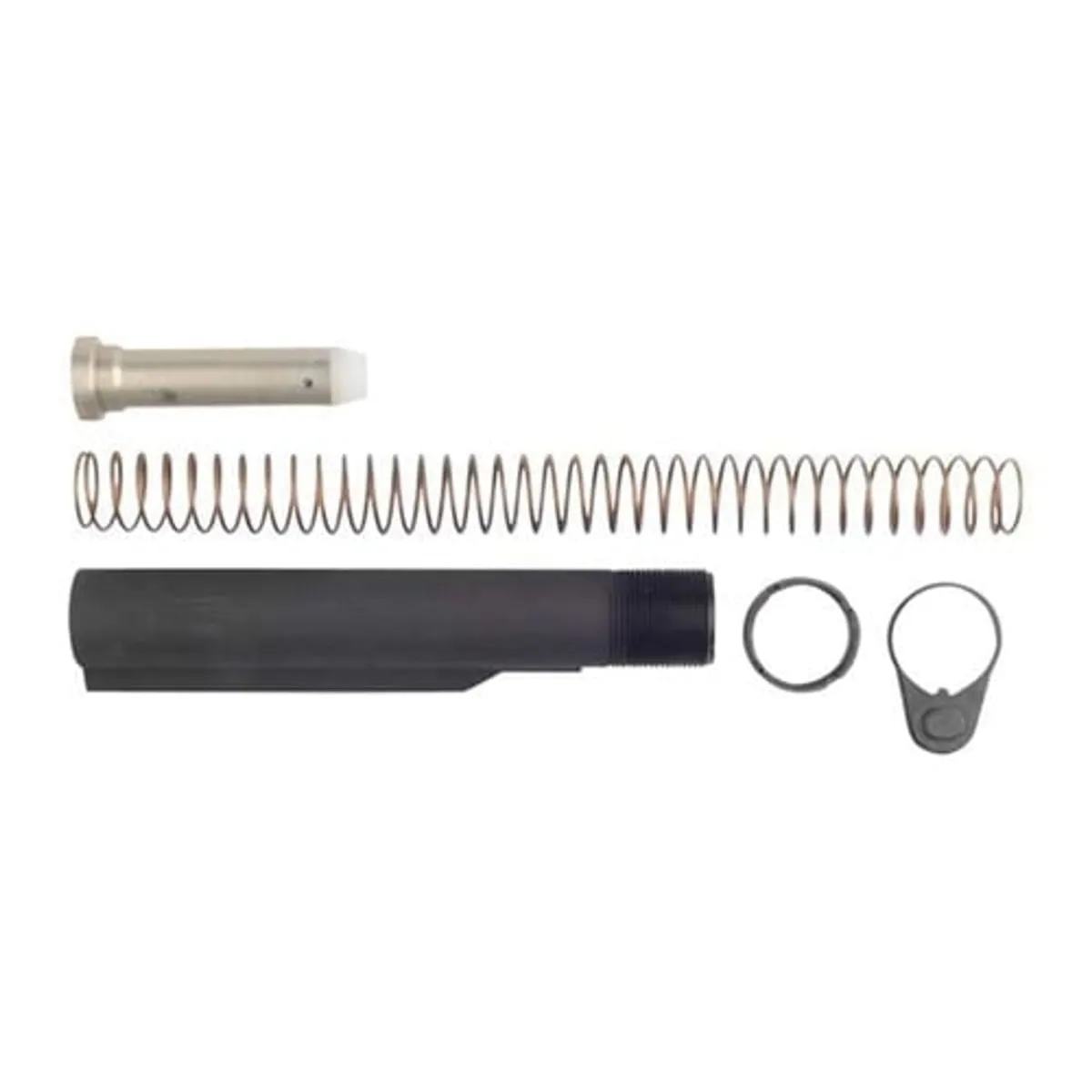 Brownells M4 Mil-Spec Buffer Tube Assembly, Black - Buffer Tube Assembly for AR-15 - view 1
