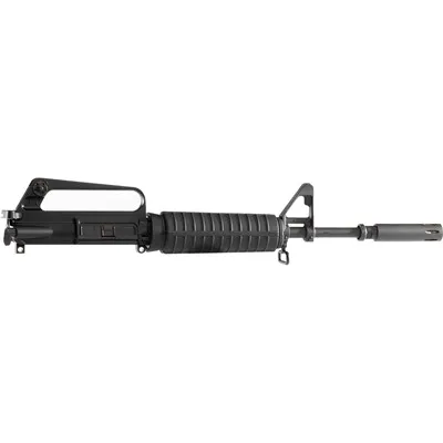 Brownells Xm177e2 Complete Upper Receivers - Brn Xm177e2 Upper Receiver, 12.7'''' 1-7 Twist, Pin/Weld, Black - Upper Receiver for AR-15 - view 1