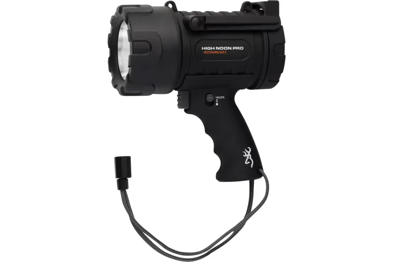 Browning High Noon Pro USB Rechargeable Spotlight - 1400 lm USB Rechargeable High-Performance - 03717775 - Light, vista 1
