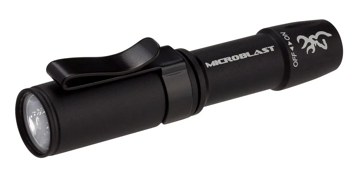 Browning Microblast 72 lm 5mm Nichia LED Flashlight, Black - 3712114 - Light, vista 1
