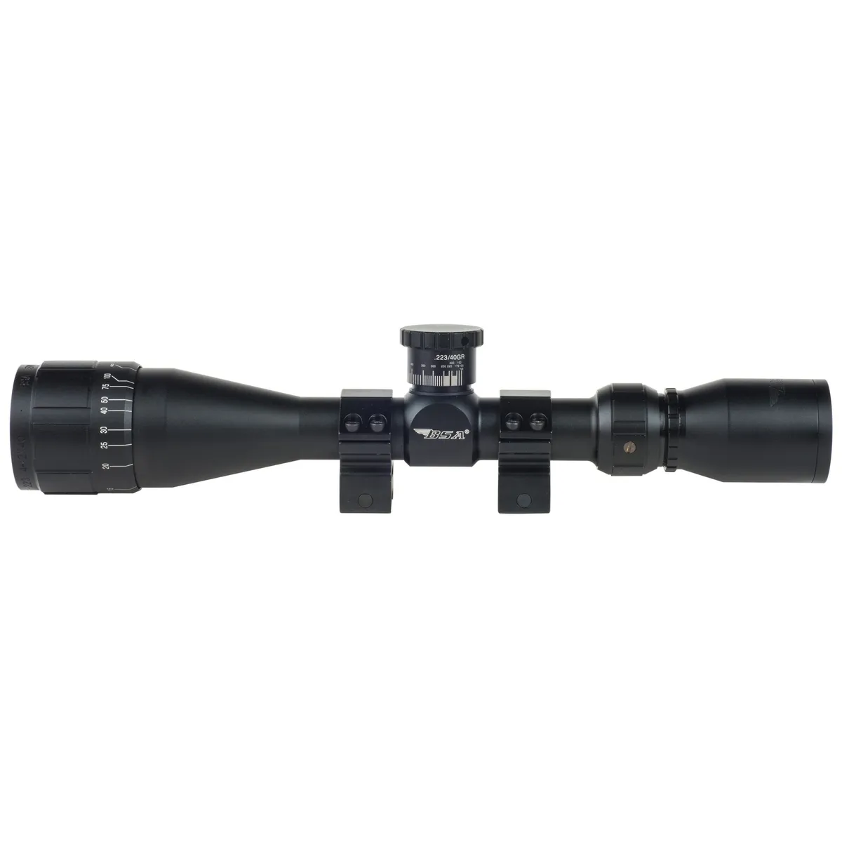 BSA 4-12x40 Sweet Plex 0.25 MOA Reticle Rifle Scope - 223412X40AOWRTB - Rifle Scope - view 1