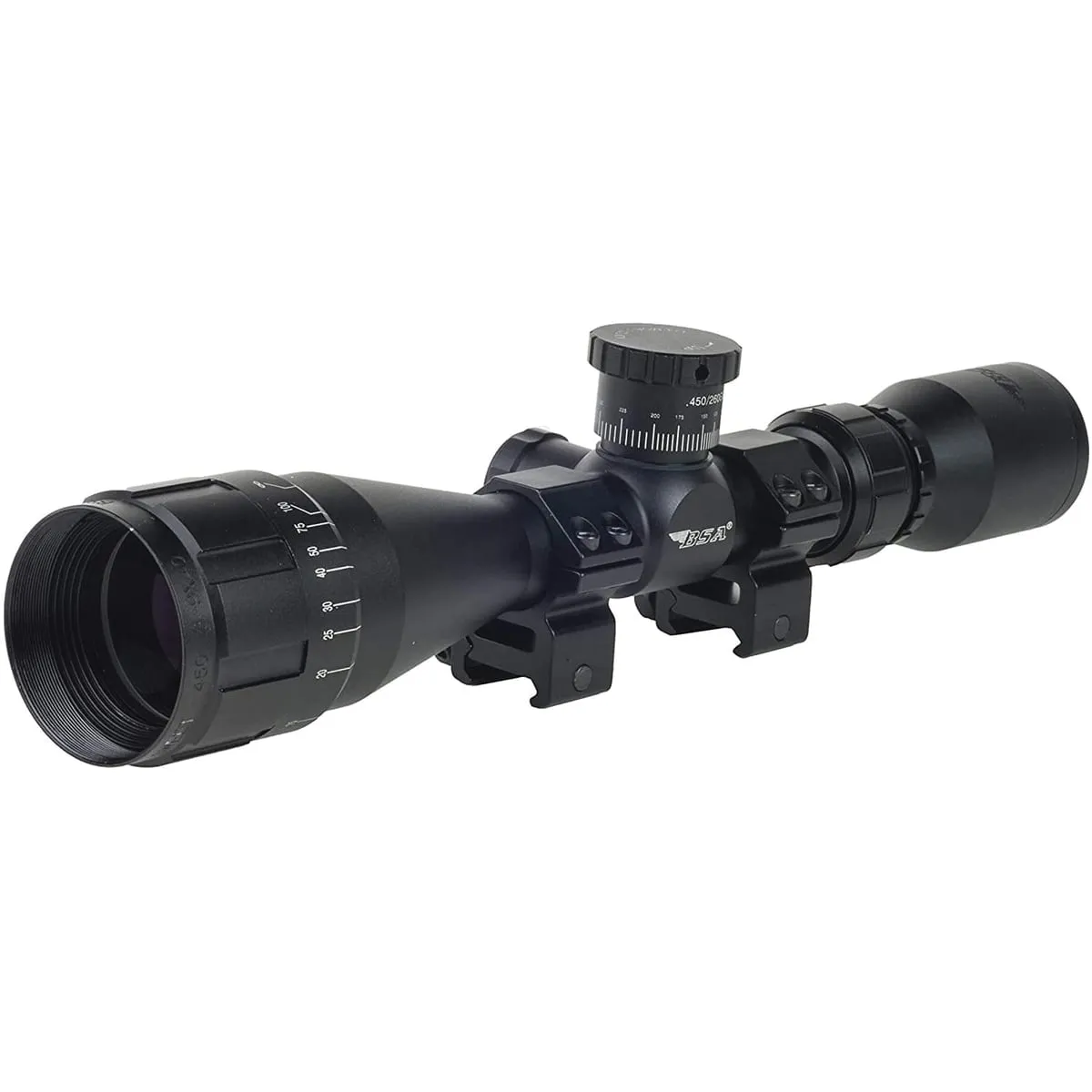 BSA Optics Sweet Rifle Scope 3-9x40mm - 30 MOA Dot Scope for All-Purpose Hunting and Shooting - 450-39X40AOWRTB - Rifle Scope, vista 1