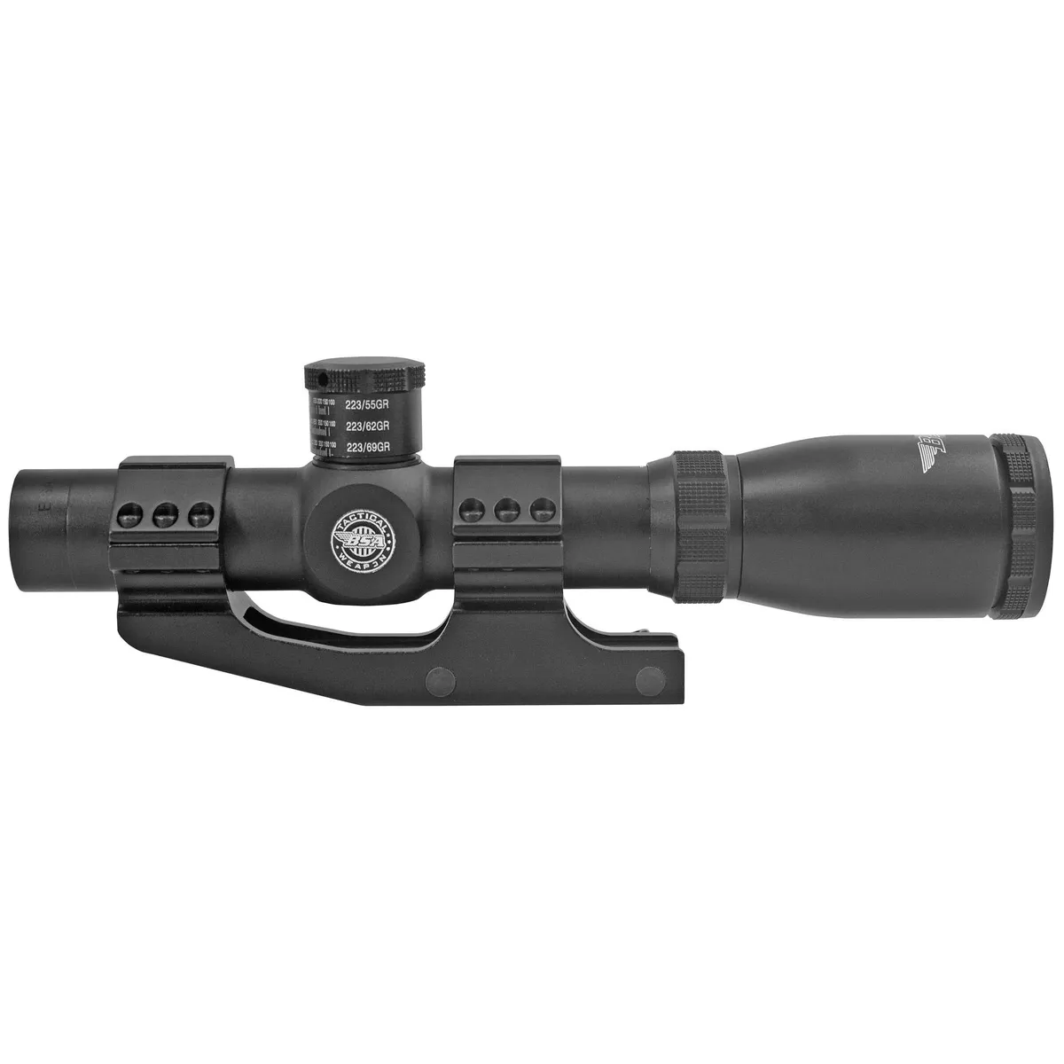 BSA Tactical Weapon 1-4x24mm Rifle Scope - Mil-Dot Reticle - Rifle Scope - view 2