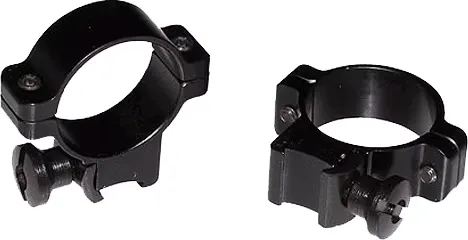Burris 1" Medium Aluminum 2-Piece Scope Ring, Gloss Black - 420071 - Optic Mount - view 2