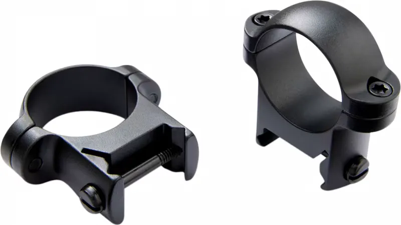 Burris 1" Medium Steel Zee Ring, Gloss Black - 420081 - Optic Mount - view 1