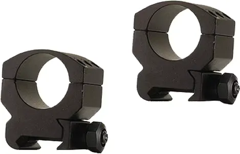 Burris 420181 Xtreme Tactical Scope Ring Set Picatinny/Weaver High 1" Tube Matte Black Aluminum - Optic Mount, vista 1