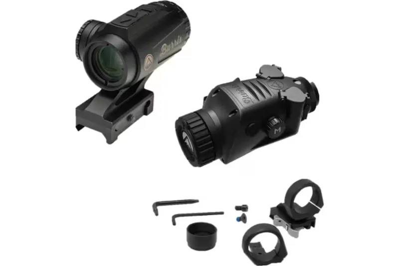Burris BTC35 v2 Thermal Clip-On with RT-3 3X Prism Sight - Rifle Scope, vista 1
