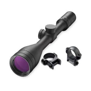 Burris DropTine Rifle Scope 1" Tube 4.5-14x 42mm Ballistic Plex Reticle with Zee Weaver Scope 1" Rings Hight Black - Rifle Scope - view 1
