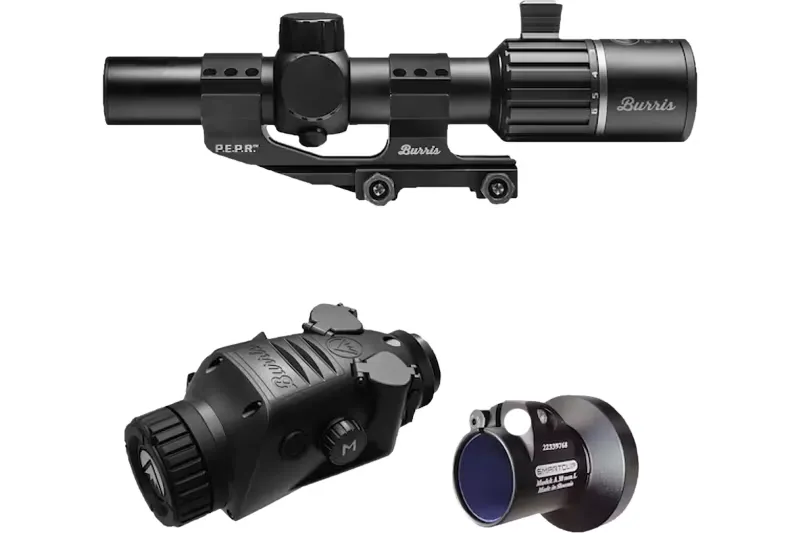 Burris RT6 1-6x24mm Illum Ballistic AR Riflescope & C35 V2 Thermal Clip-On 300674 - Rifle Scope, vista 1