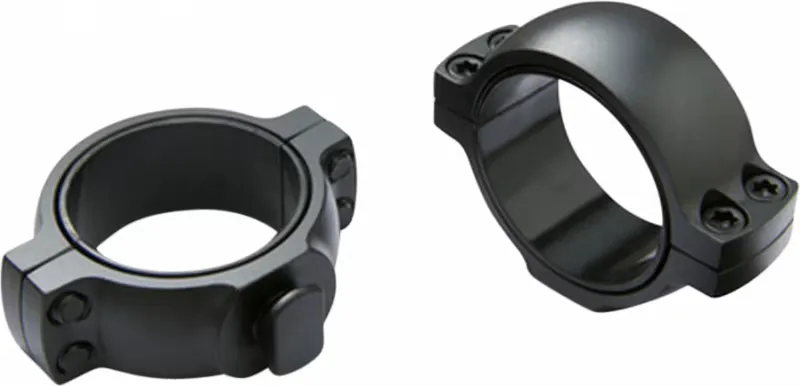 Burris Signature 30mm Medium Steel 2-Piece Universal Dovetail Scope Ring, Matte Black - 420578 - Optic Mount - view 1