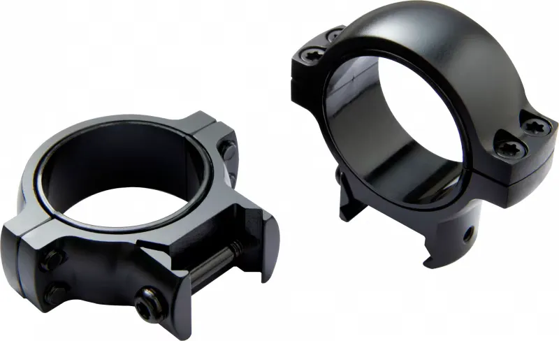 Burris Signature 30mm Medium Steel 2-Piece Weaver Style Zee Ring, Matte Black - 420588 - Optic Mount - view 2