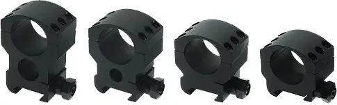 Burris Xtreme Tactical 30mm Medium Aluminum 2-Piece Scope Ring, Matte Black - 420162 - Optic Mount - view 2