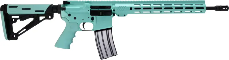 Bushmaster ORCII Pro 0010018H175 Rifle, 5.56 NATO, 16" Threaded Barrel, 30+1, Semi-Auto, Robin's Egg Blue, Optics-Ready, Forged 7075 Receivers. - Complete Rifle, vista 1