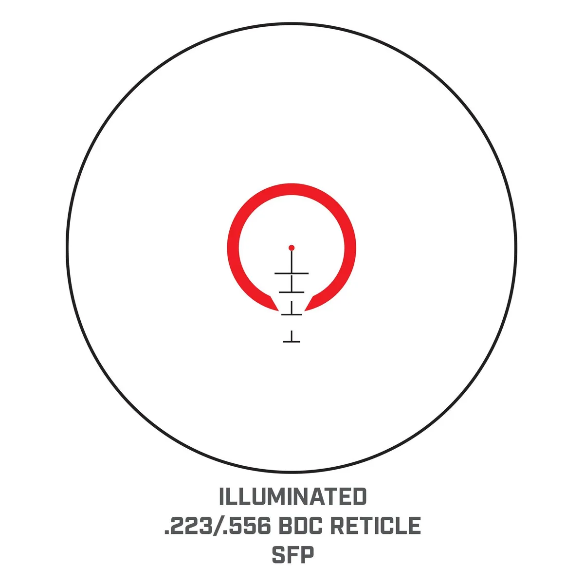 Bushnell AR Optics 1-6x24 Riflescope - Illuminated BTR-1 Reticle - Rifle Scope - view 4