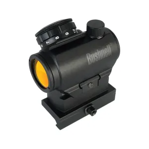 Bushnell AR Optics TRS-25 Red Dot Sight 1x 25mm 3 MOA Dot with Integral Hi-Rise Weaver-Style Mount Matte Black - Optic, vista 1