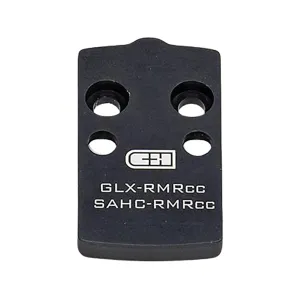 C&H Precision Pistol Red Dot Mounting Plate Springfield Hellcat w/ RMSc Footprint To Trijicon RMRcc - Optic Mount - view 1