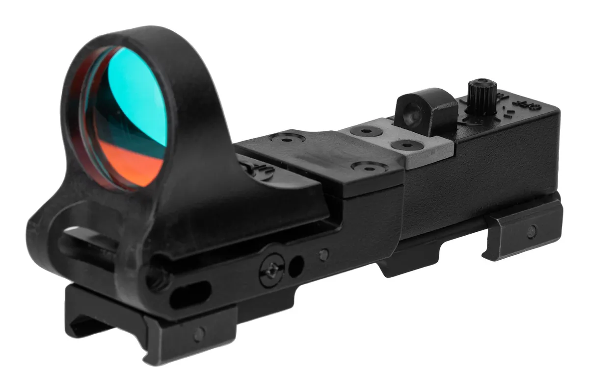 C-MORE Railway 4 MOA Red Dot Sight - Polymer - Standard Switch - Black - Optic - view 1