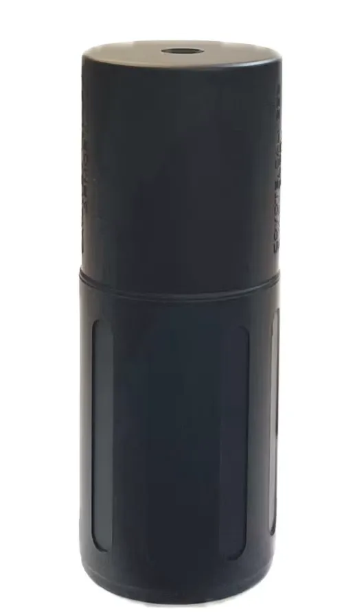 Catawba Valley Armory Coyote .223/5.56 Suppressor, 4.25" Long, 1-3/8"x24 HUB Compatible with 1/2"x28 Direct Thread Mount, 17-4 Stainless Steel, Black - Suppressor - view 2