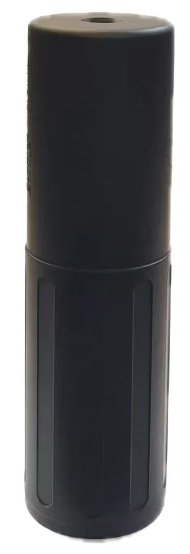 Catawba Valley Armory Jackal 9mm PCC / 300BLK Suppressor, 5.5" Long, 1-3/8"x24 HUB Compatible w/ 1/2x28 Direct Thread Mount, 17-4 Stainless Steel, Black - Suppressor - view 1